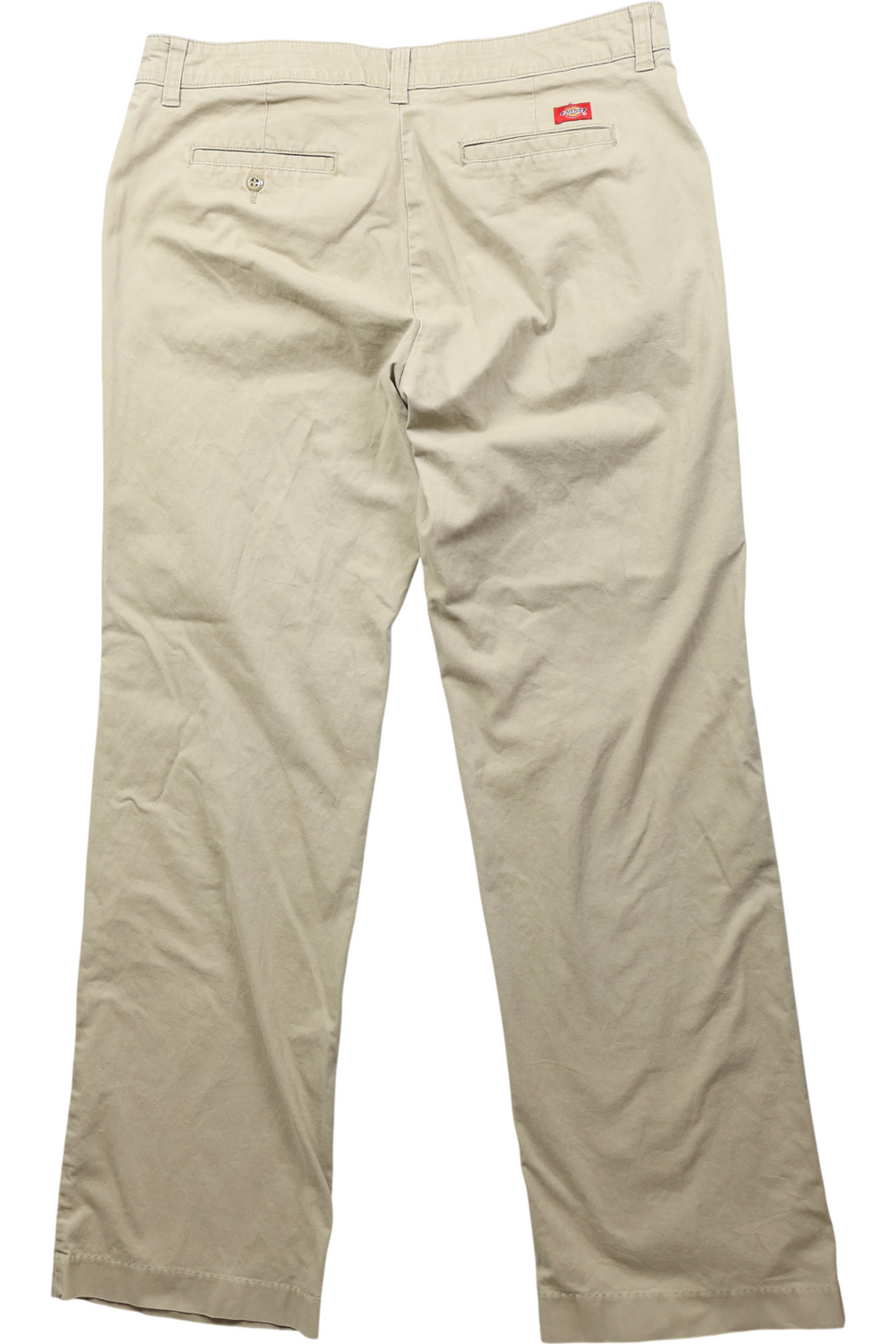 Dickies Khaki Relaxed Fit Trousers - Think Vintage