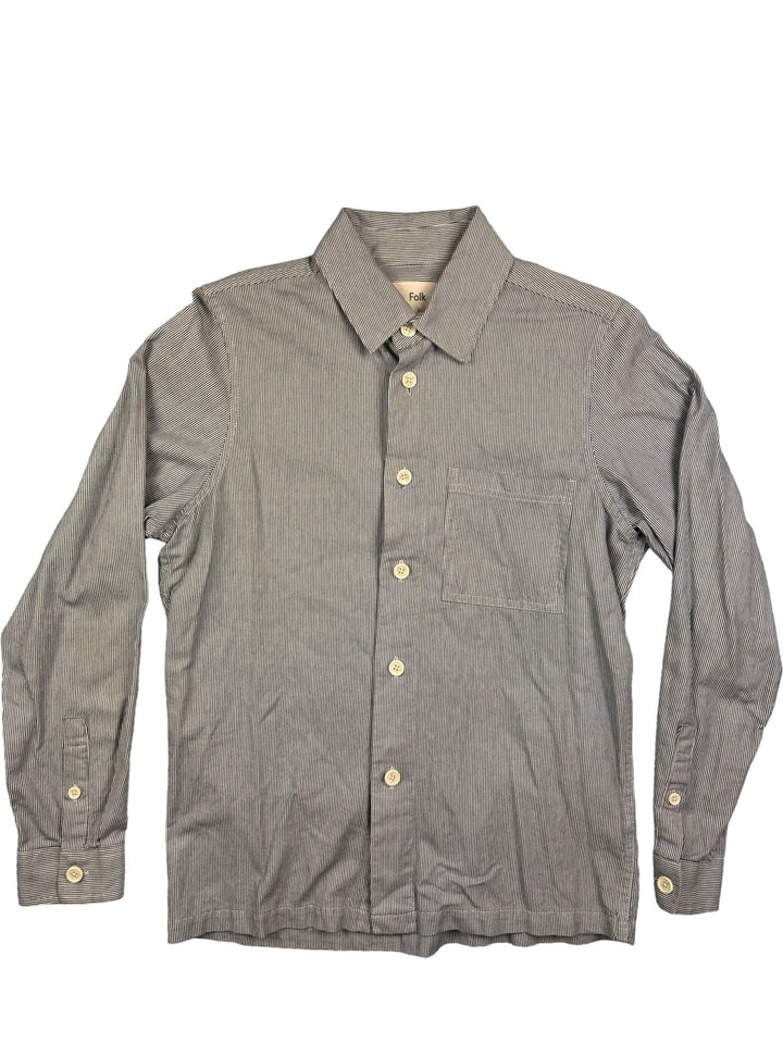 Folk Striped Long Sleeve Shirt - L
