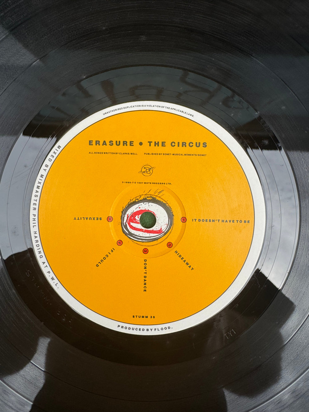 Erasure The Circus Vinyl Record - Think Vintage