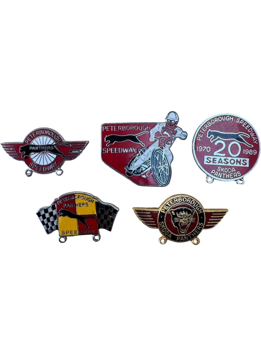 Peterborough Speedway Badge Collection
