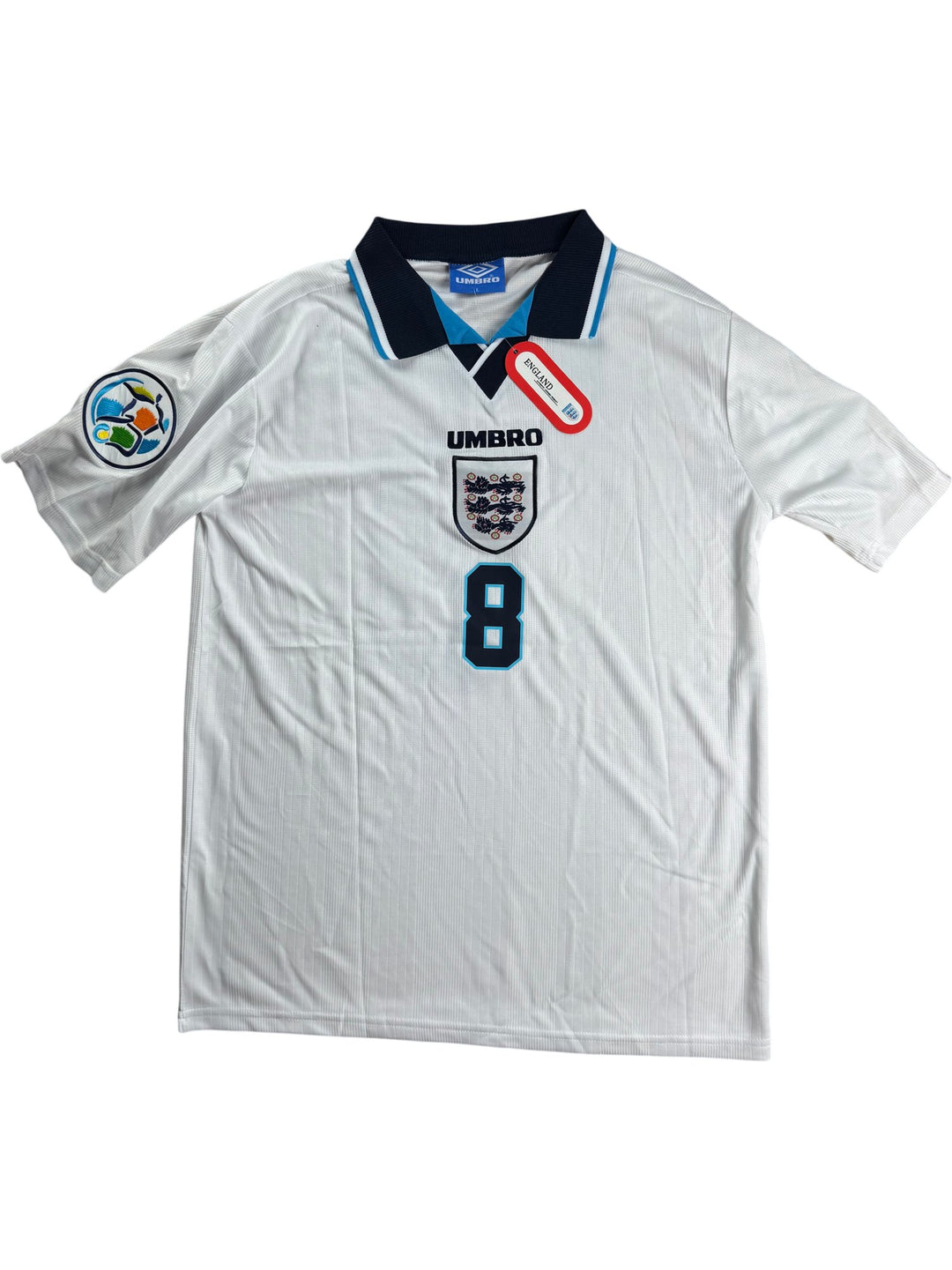 1996 England Football Shirt 'Gascoigne 8' - L