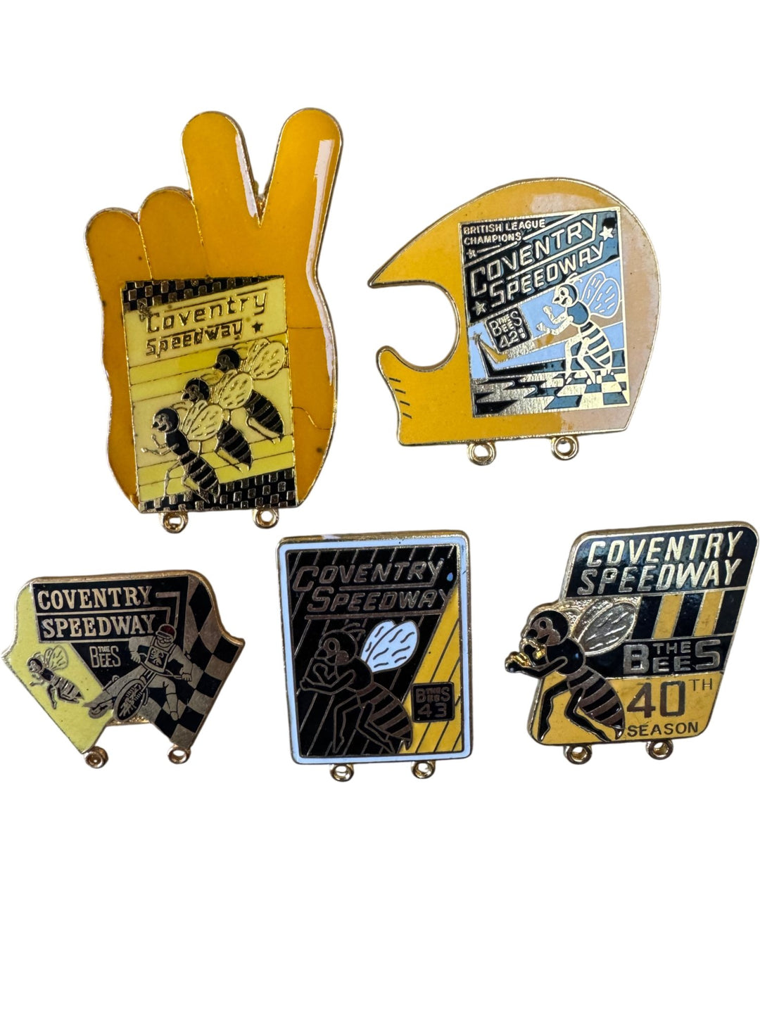 Coventry Speedway Bees Pin Set