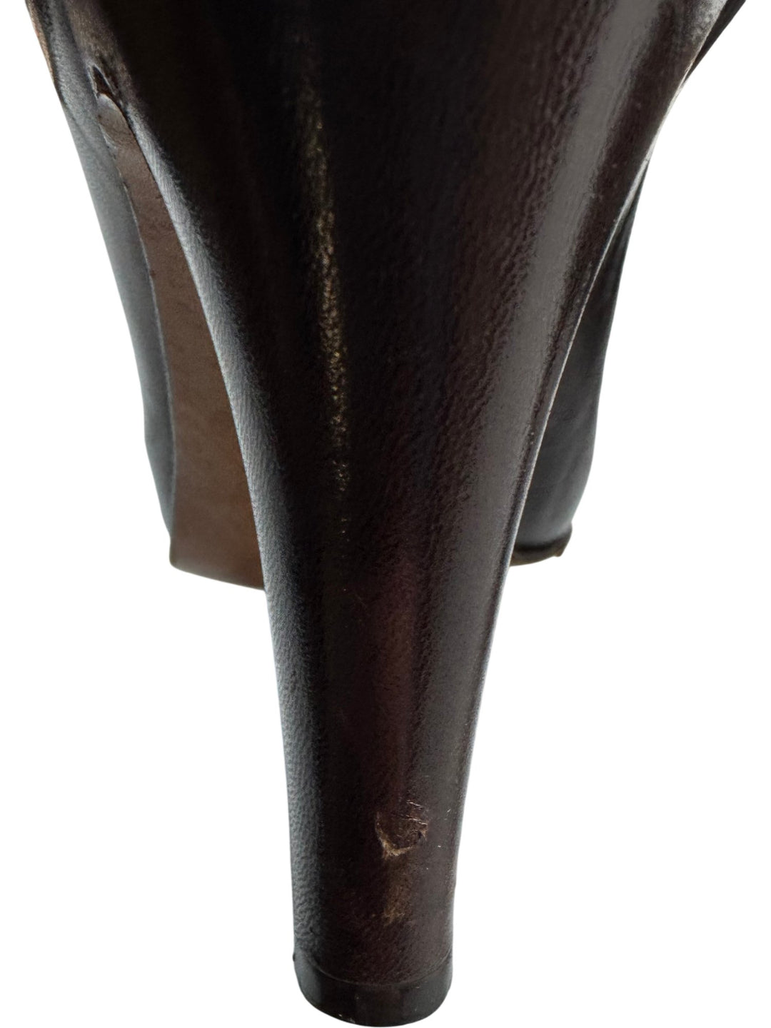 Gucci Leather Brown Heels