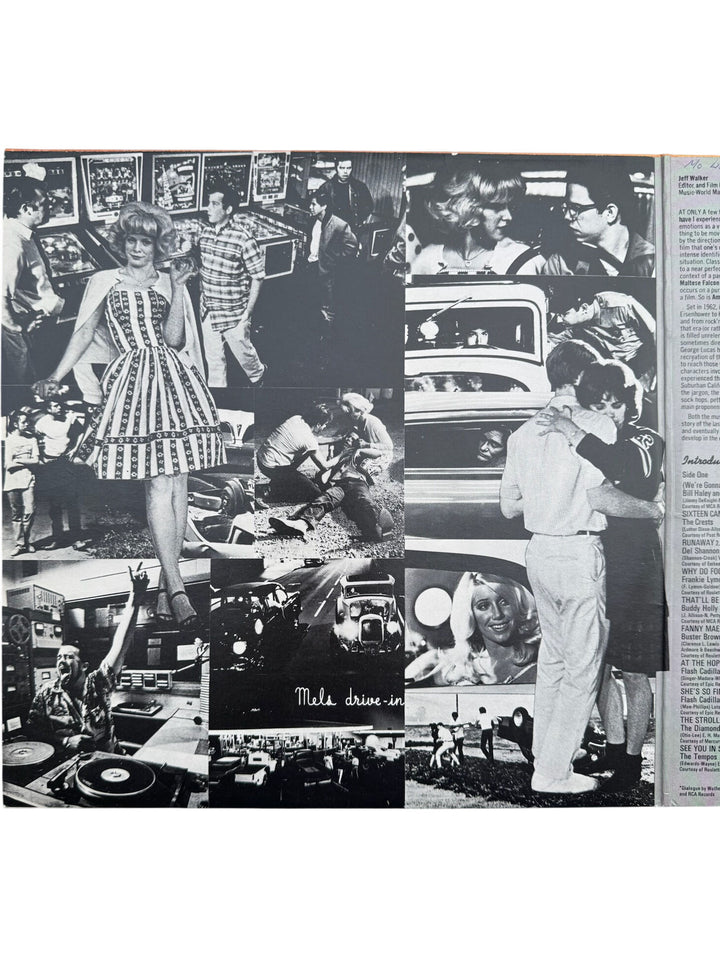 American Graffiti Soundtrack Vinyl Record- Very Good