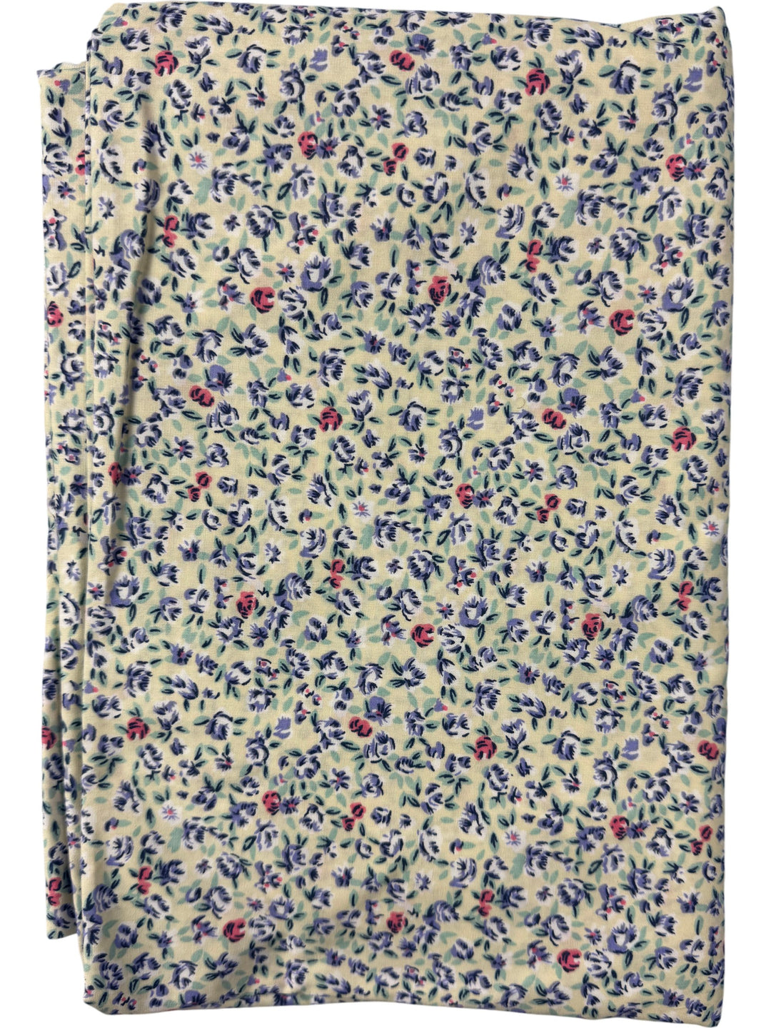 Floral Cotton Fabric Material - Think Vintage