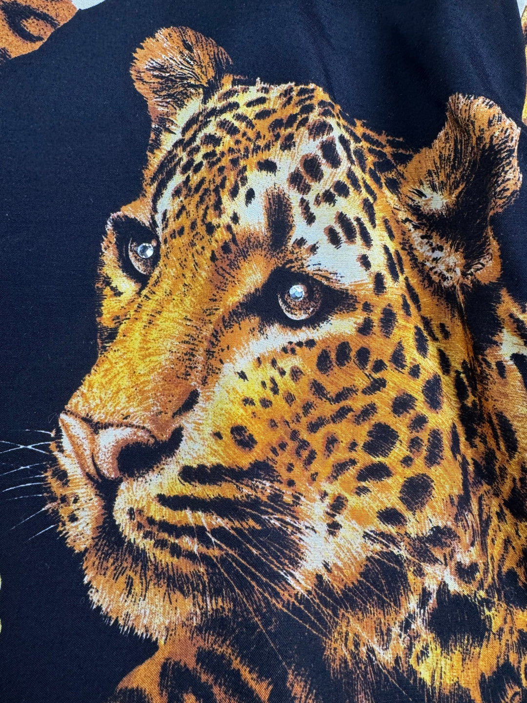 Leopard Print Long Sleeved Shirt - M