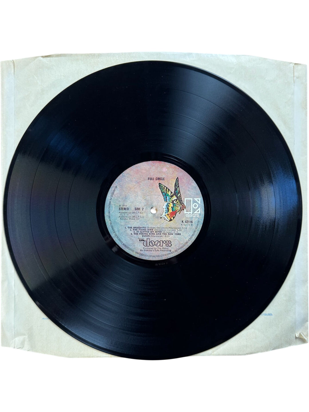 The Doors Full Circle Vinyl Record - Very Good