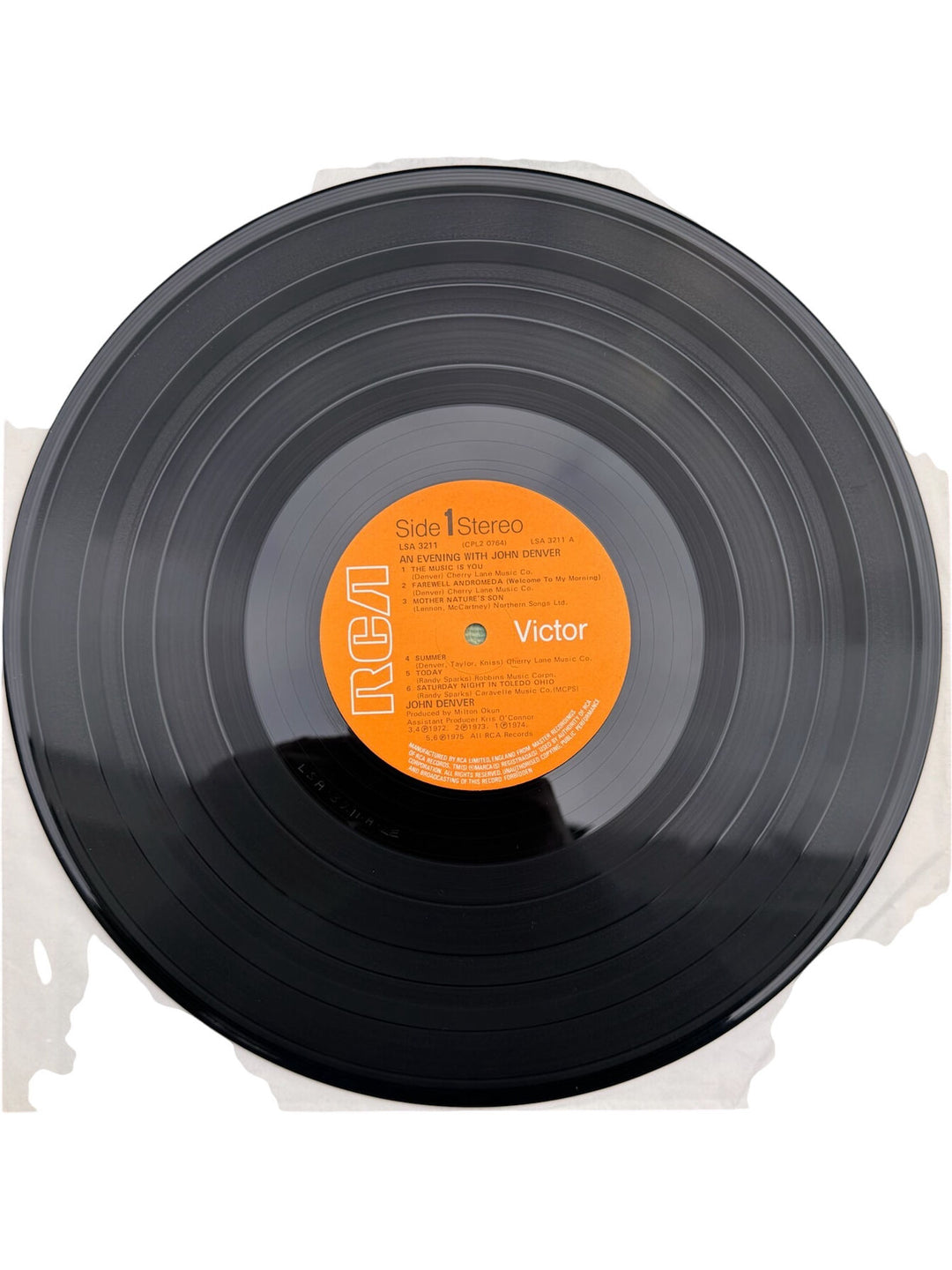 An Evening With John Denver Vinyl - Very Good