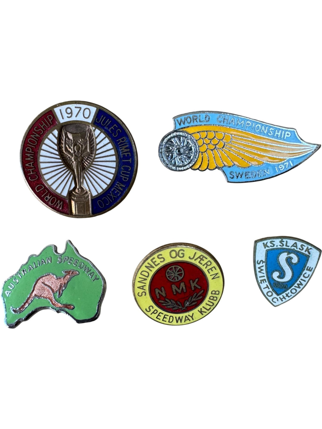 Assorted Speedway and World Championship Badges