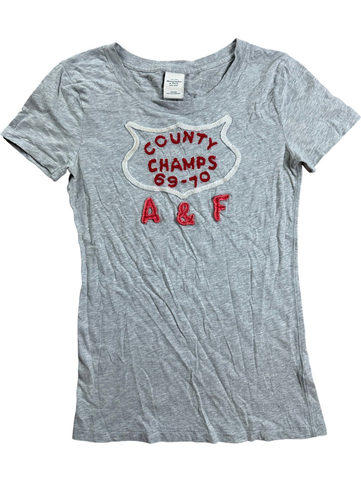 A&F Grey County Champs T-Shirt - S