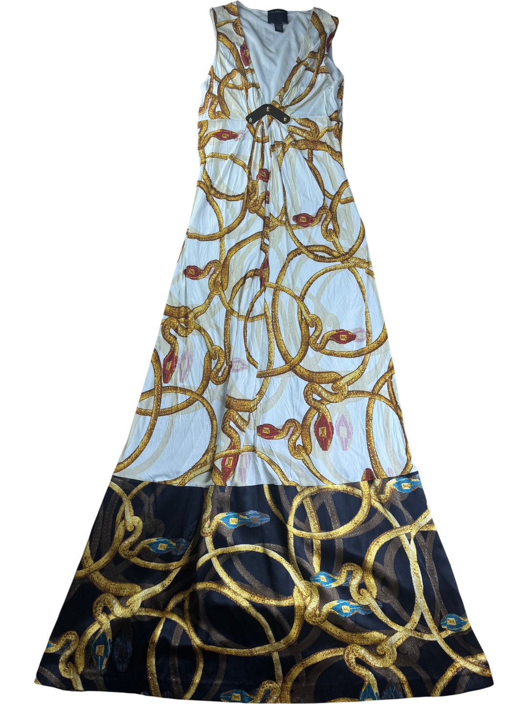 Roberto Cavalli Chain Print Maxi Dress - S