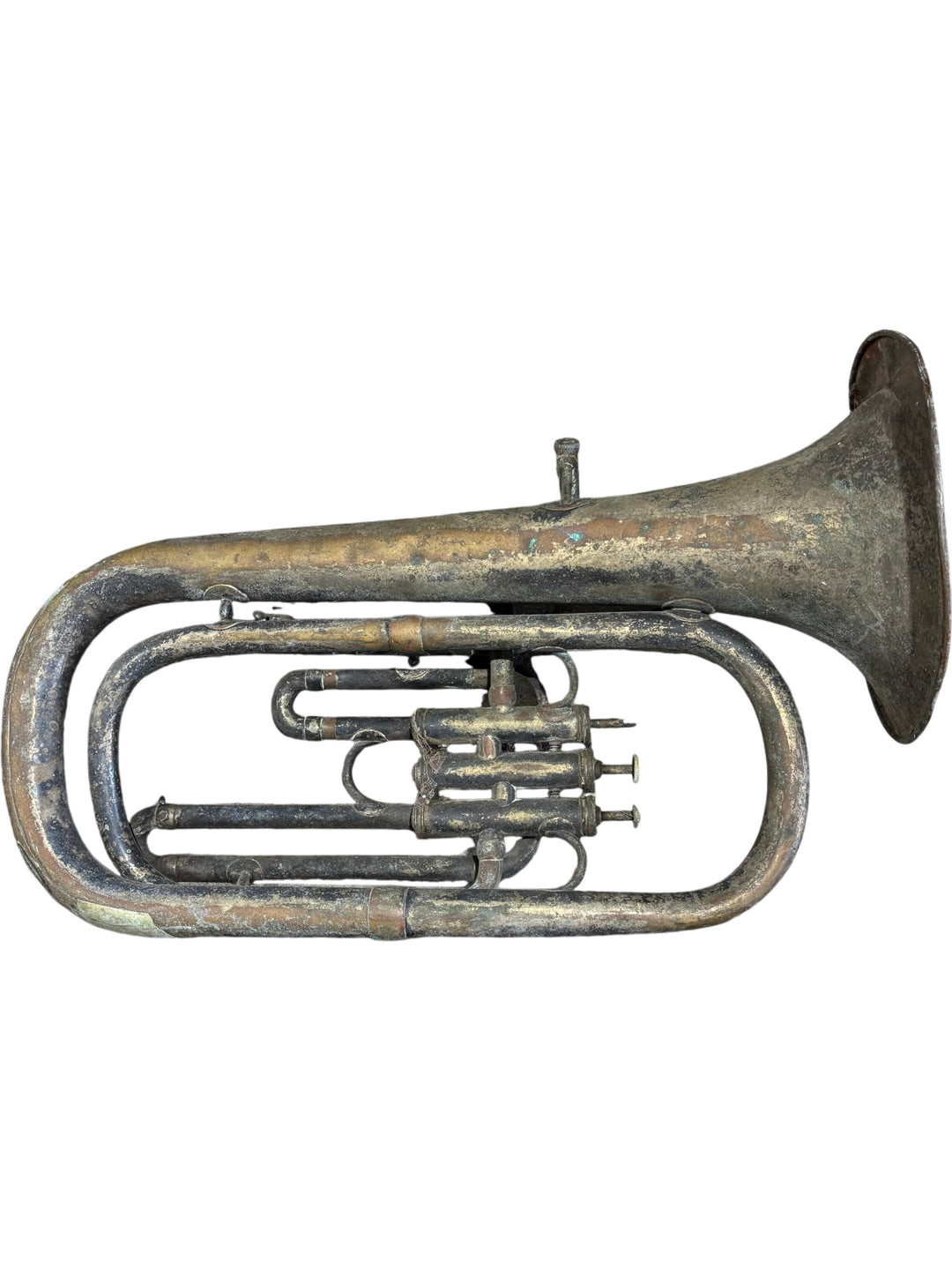 Vintage Brass Tuba London Made - Think Vintage