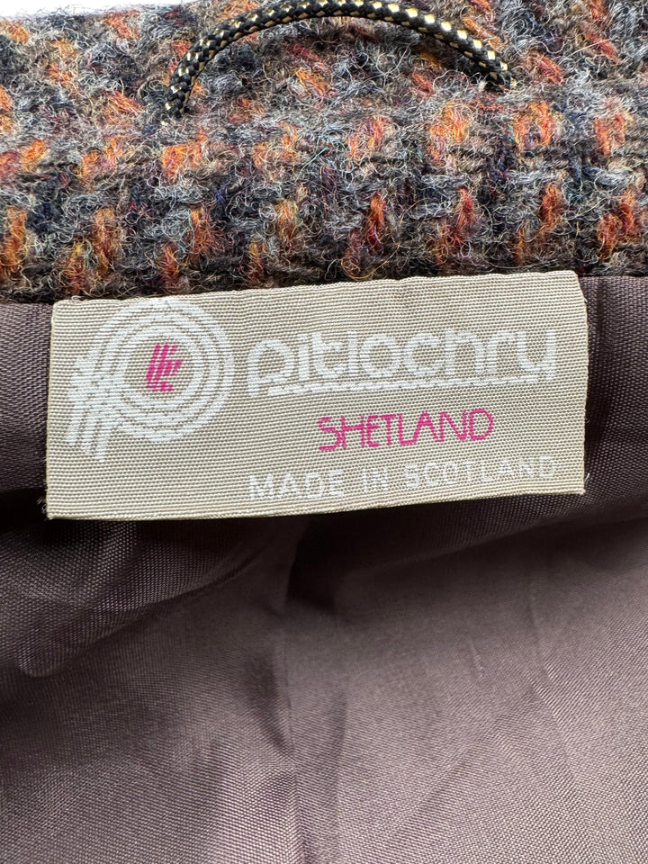Pitlochry Shetland Wool Jacket and Skirt Set - M