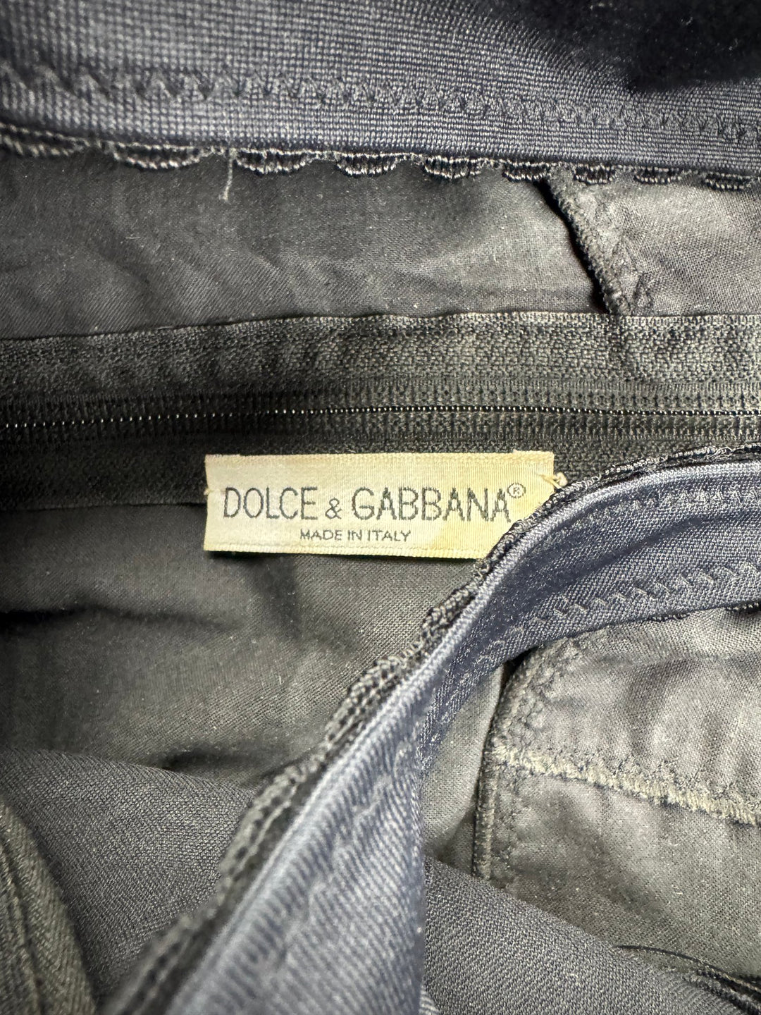 Dolce & Gabbana Black Bodycon Dress - XS