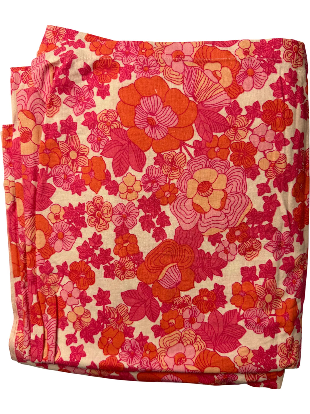 Floral Patterned Fabric - 2.5m - Think Vintage