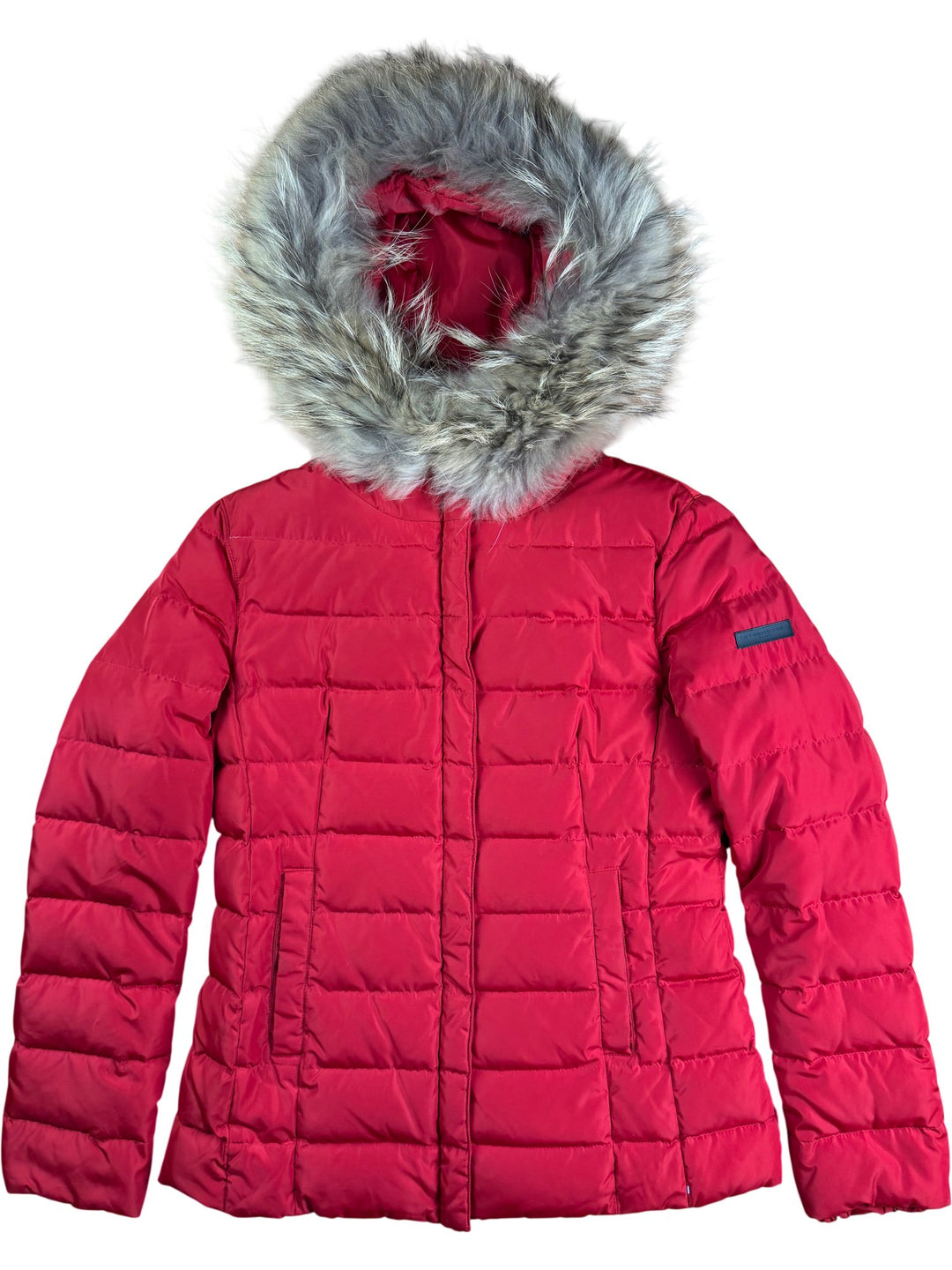 Strelnesse Blue Red Puffer Jacket - M