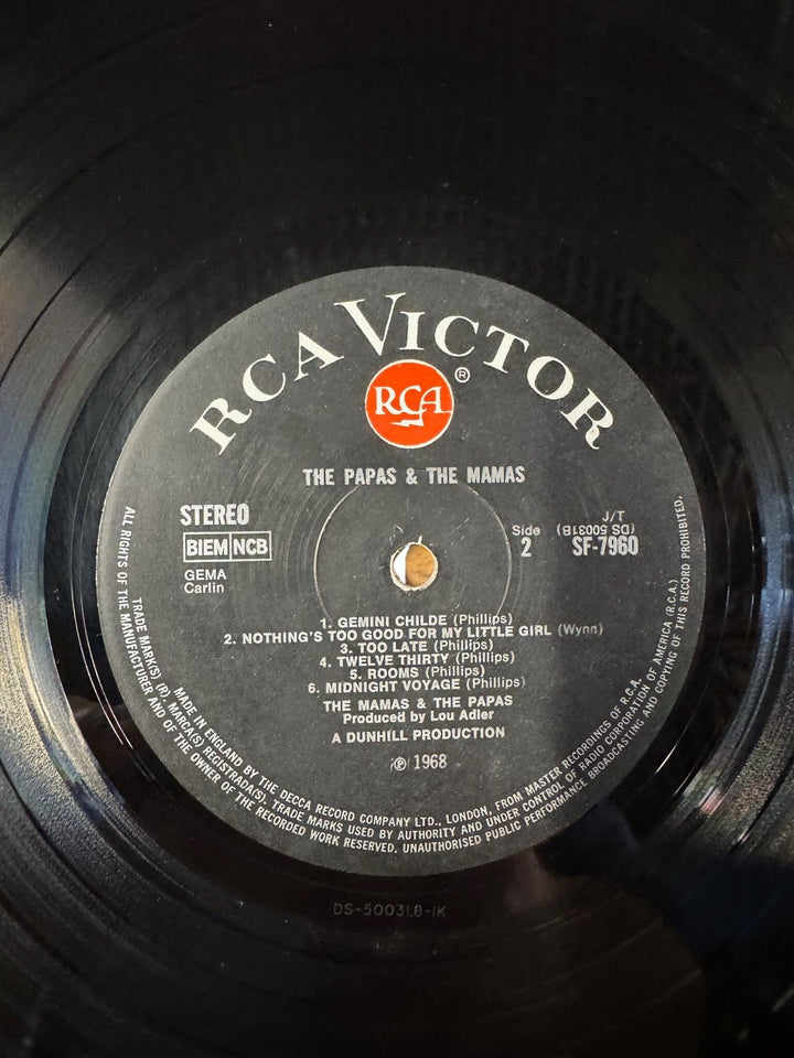 1968 RCA Victor The Papas & The Mamas Vinyl Album - Good