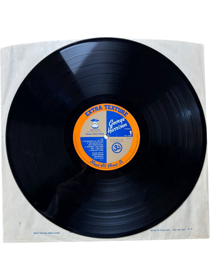 George Harrison Extra Texture Vinyl Record- Very Good