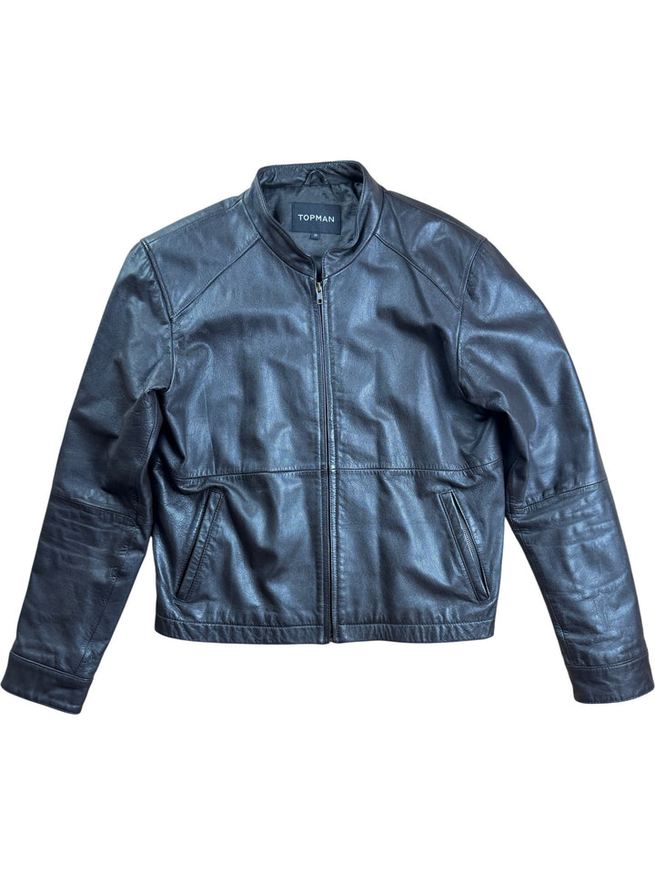 Topman Leather Jacket - M