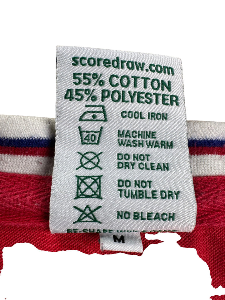 England Score Draw Retro Football Shirt - M