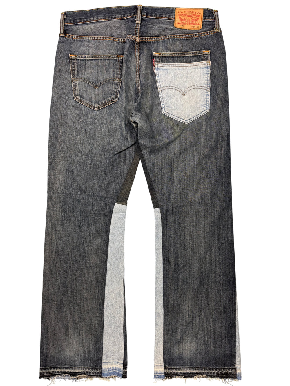 Levi's 501 Frayed Hem Denim Jeans - Think Vintage
