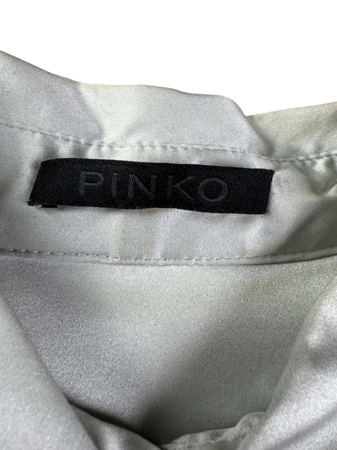 Pinko Long Sleeve Satin Bodysuit - S