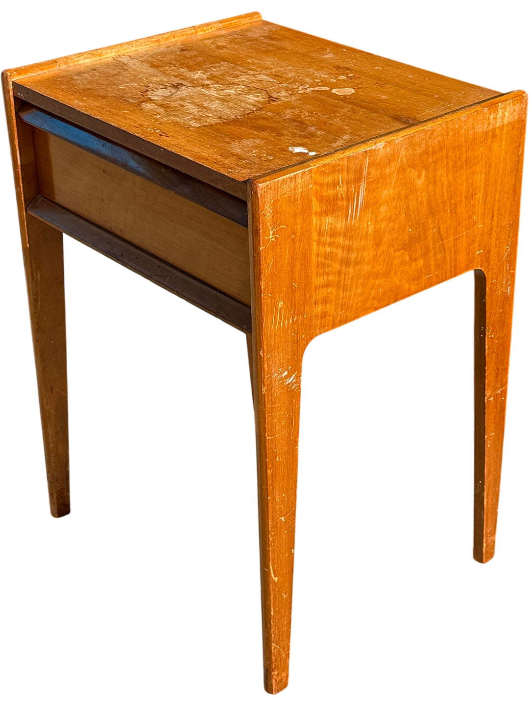 Mid Century Wooden Office Desk - Think Vintage