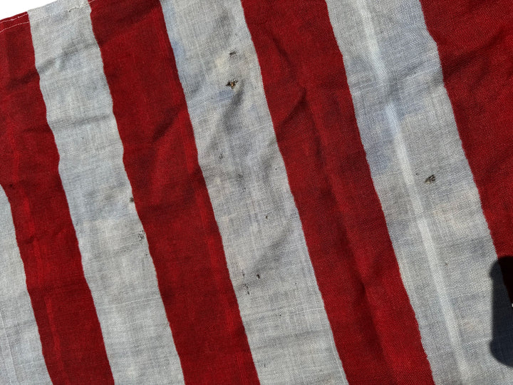 Vintage American Flag with Stars and Stripes Design