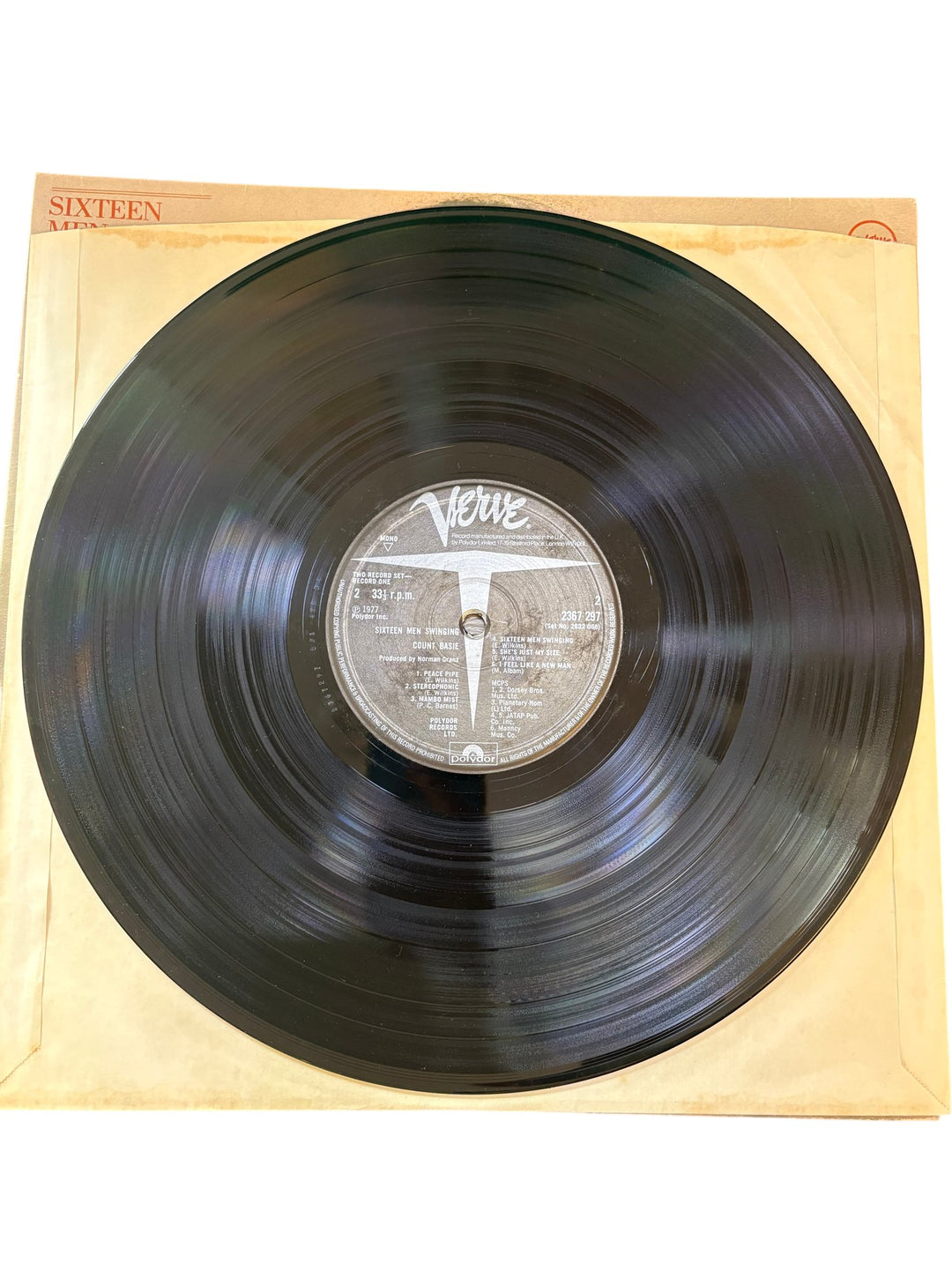 Count Basie Sixteen Men Swinging Vinyl - Good