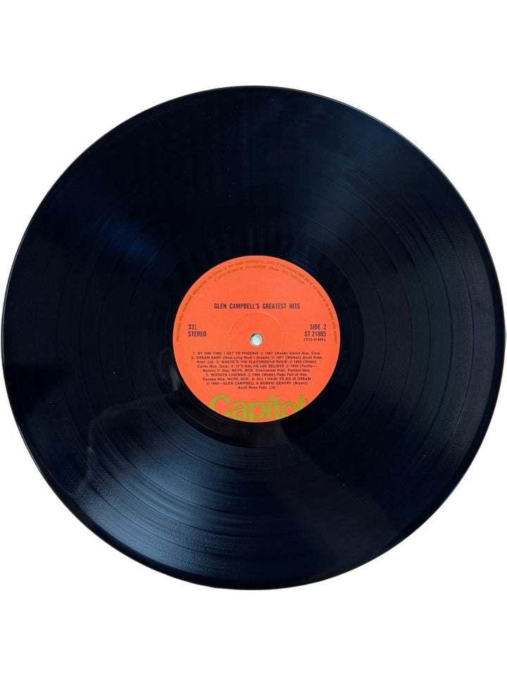 Glen Campbell Greatest Hits Vinyl Record - Good