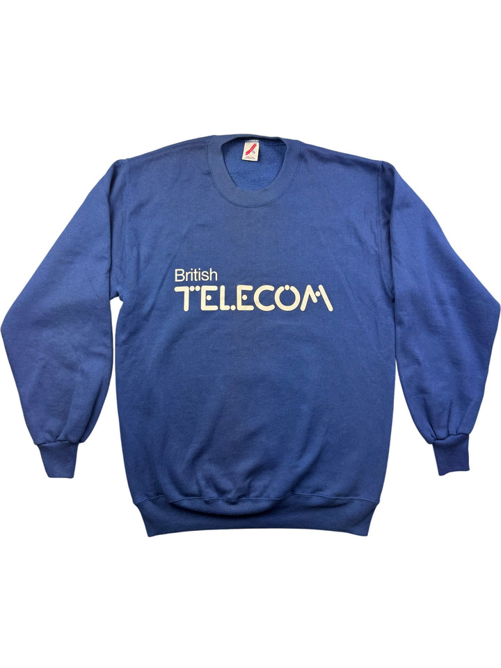 British Telecom Jerzees Blue Sweatshirt - L
