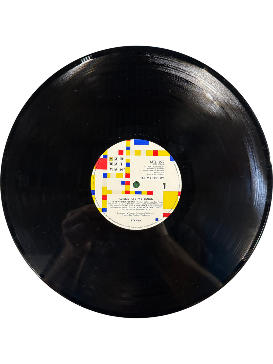 Thomas Dolby Aliens Ate My Buick Vinyl - Think Vintage
