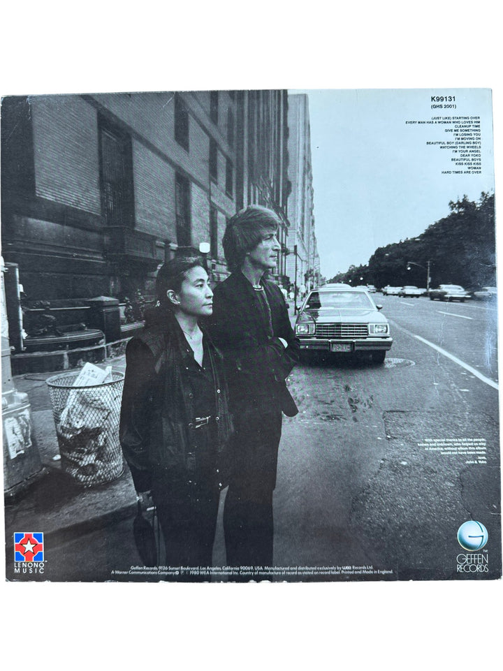 1980 John Lennon Yoko Ono Double Fantasy Vinyl - Good+