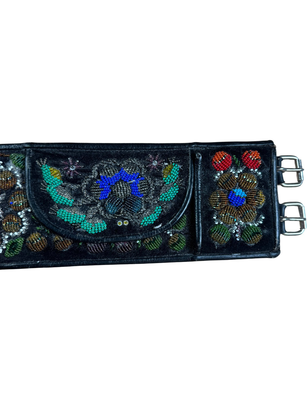 Embroidered Beaded Belt - W30-34