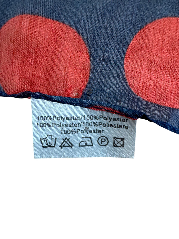 Polka Dot Polyester Scarf