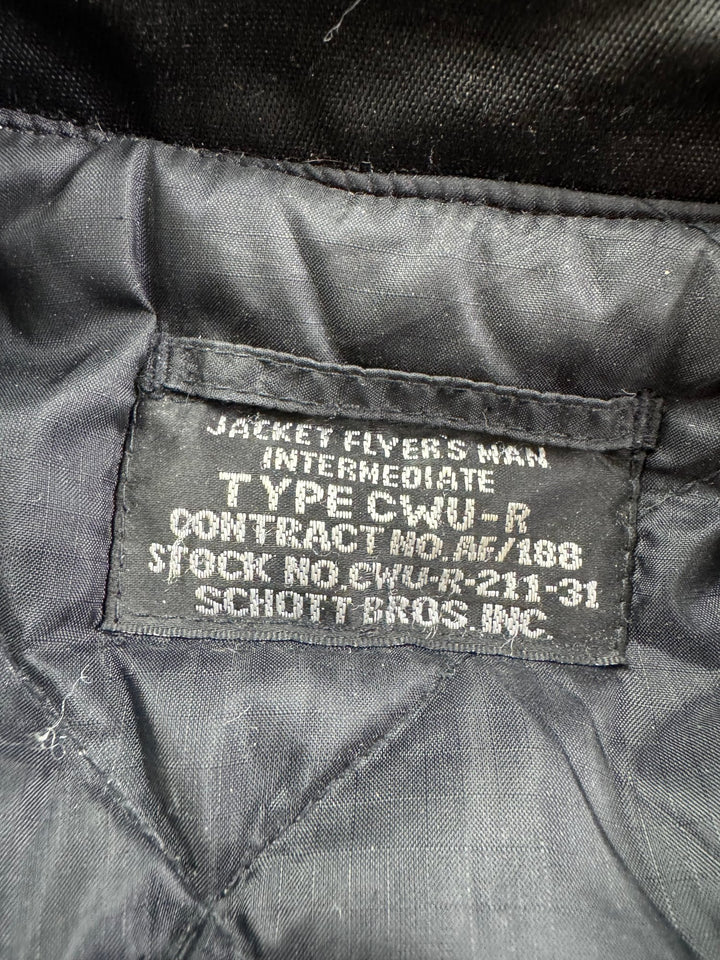 Schott NY Black Bomber Jacket - M