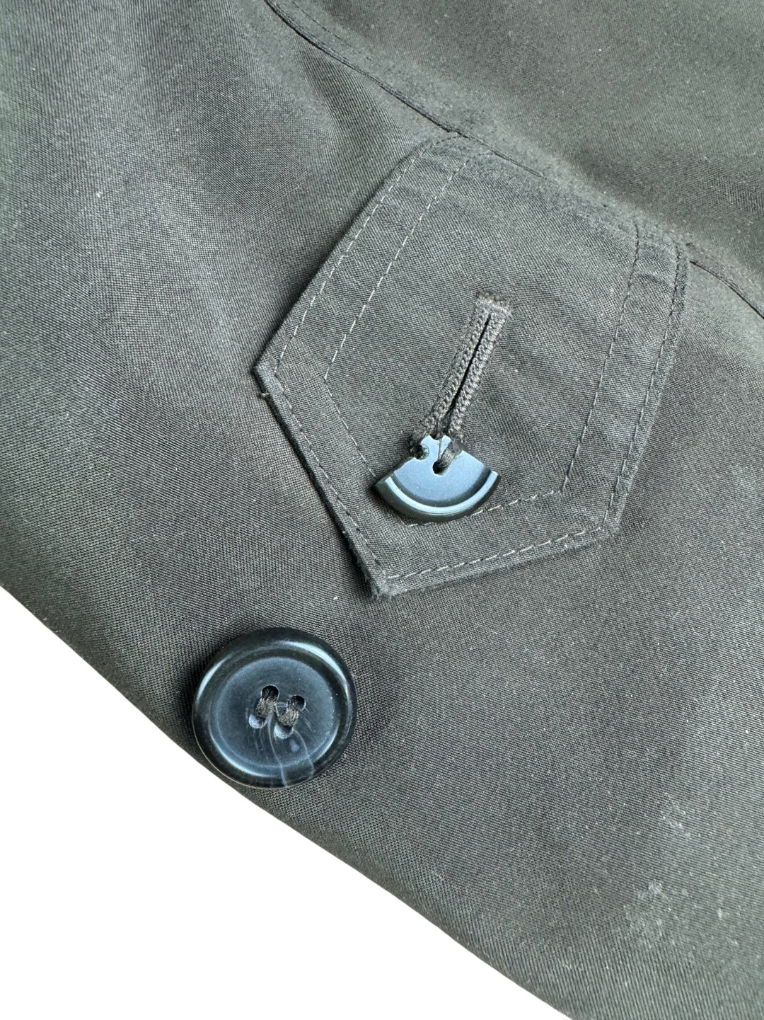Chaps Ralph Lauren Microfiber Trench Coat - L