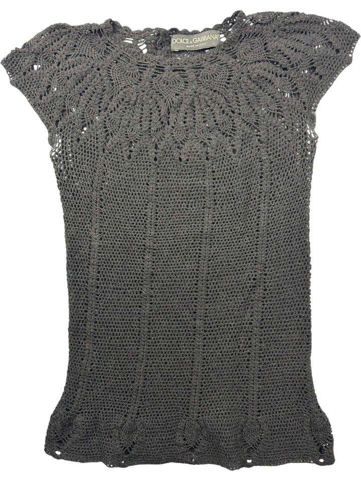 Dolce & Gabbana Crochet Top - XS