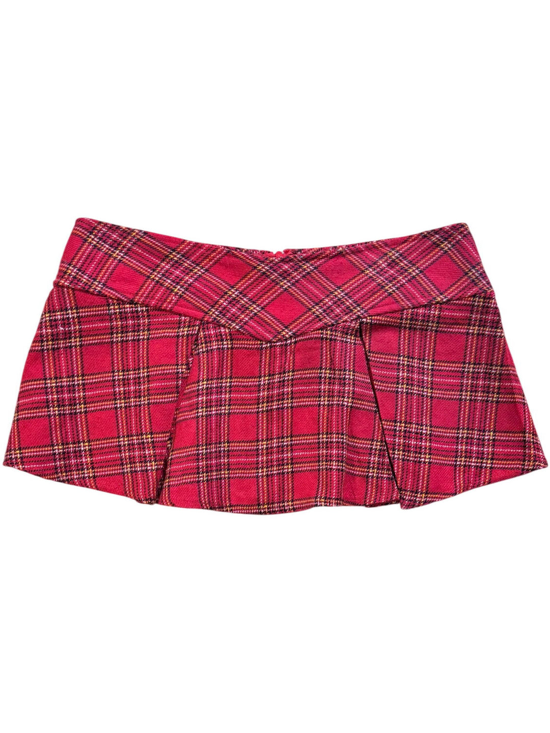 Leg Avenue Red Plaid Mini Skirt