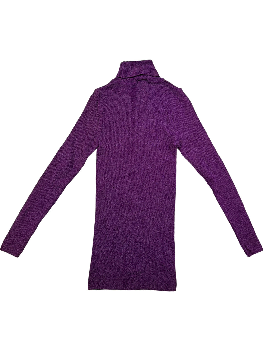 Purple High Neck Sweater - XS