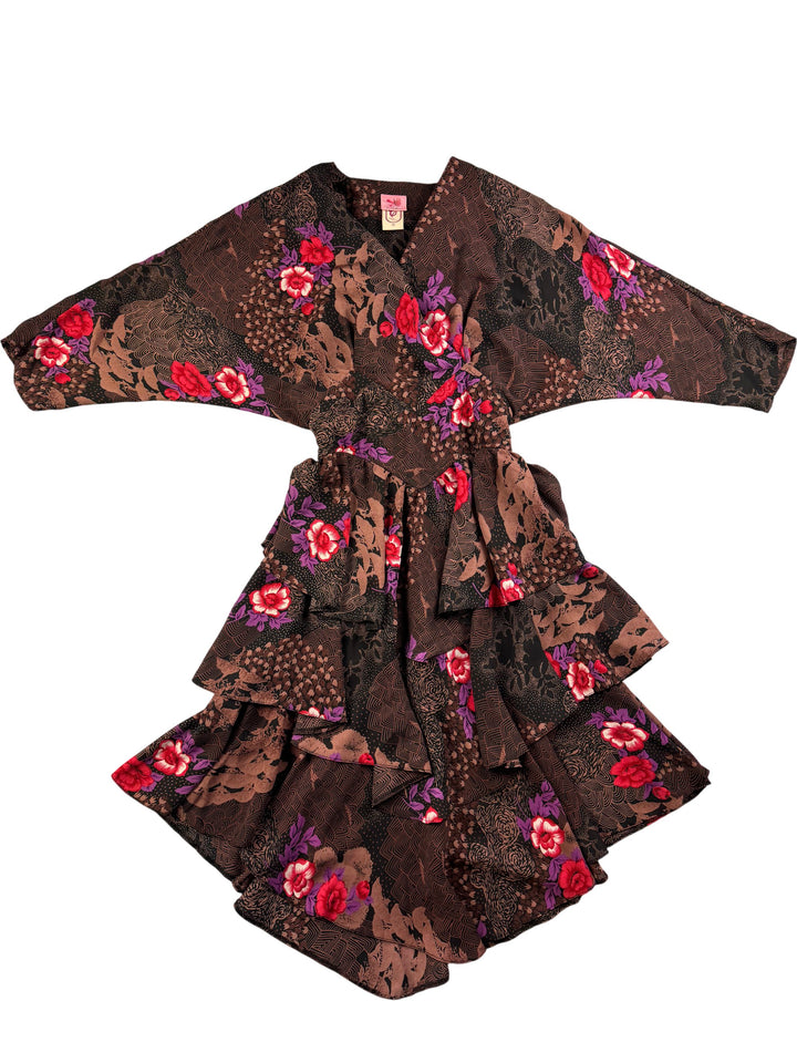 Peekaboo Claudia Fashions Floral Dress - M