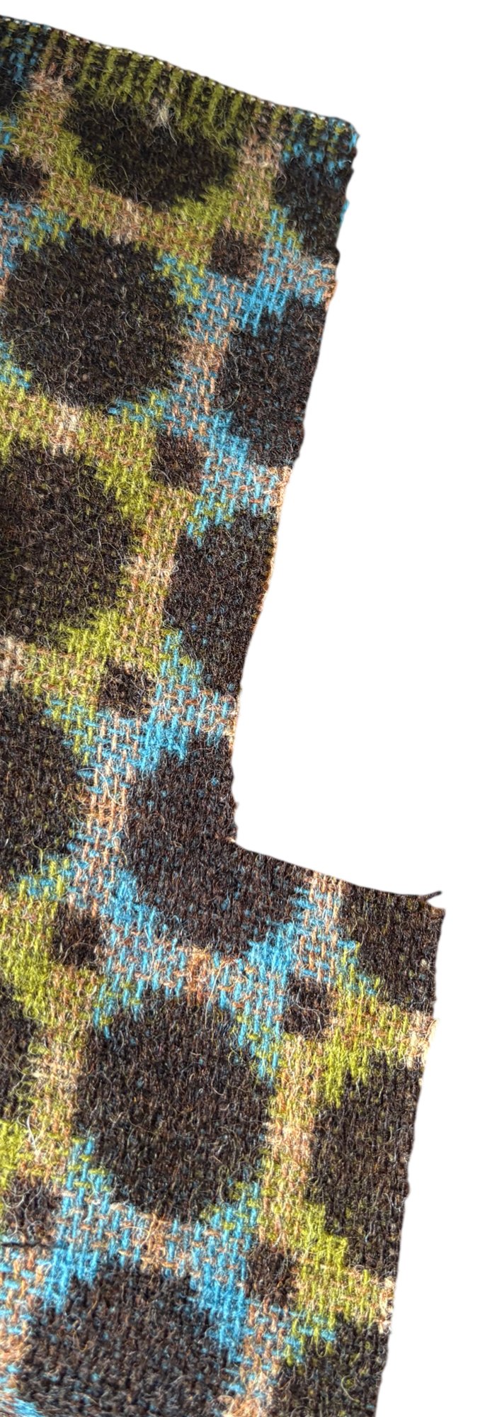1960s Geometric Wool Blanket