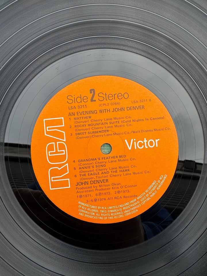 An Evening With John Denver Vinyl - Very Good