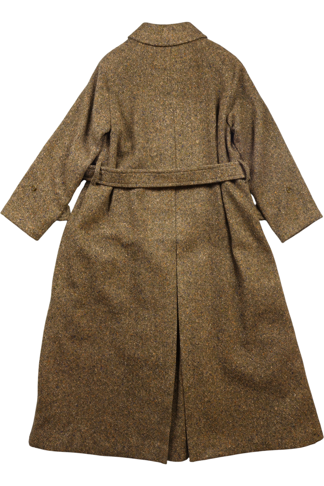 Burberry Tweed Belted Coat