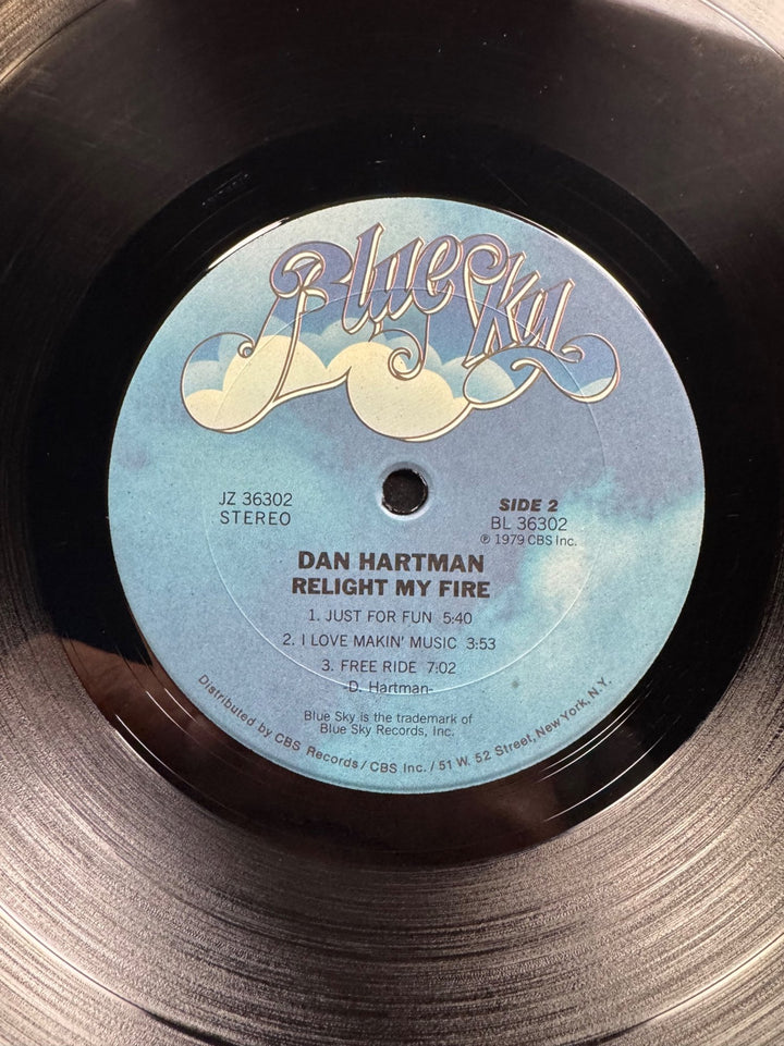 Dan Hartman Relight My Fire Vinyl - Good+