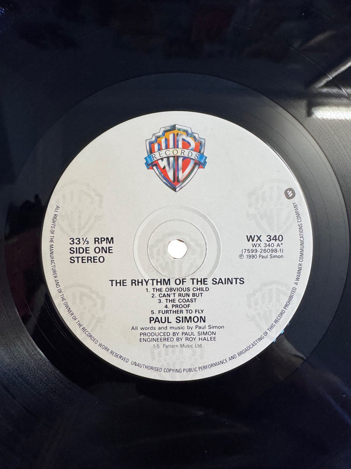Paul Simon The Rhythm Of The Saints Vinyl - Very Good