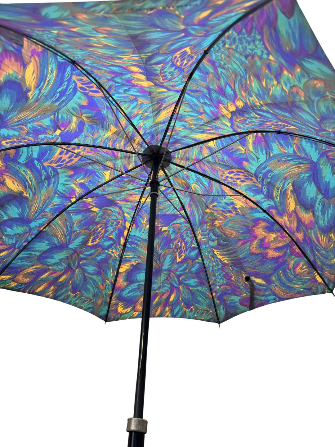 Pierre Balmain Colourful Patterned Parasol - Think Vintage