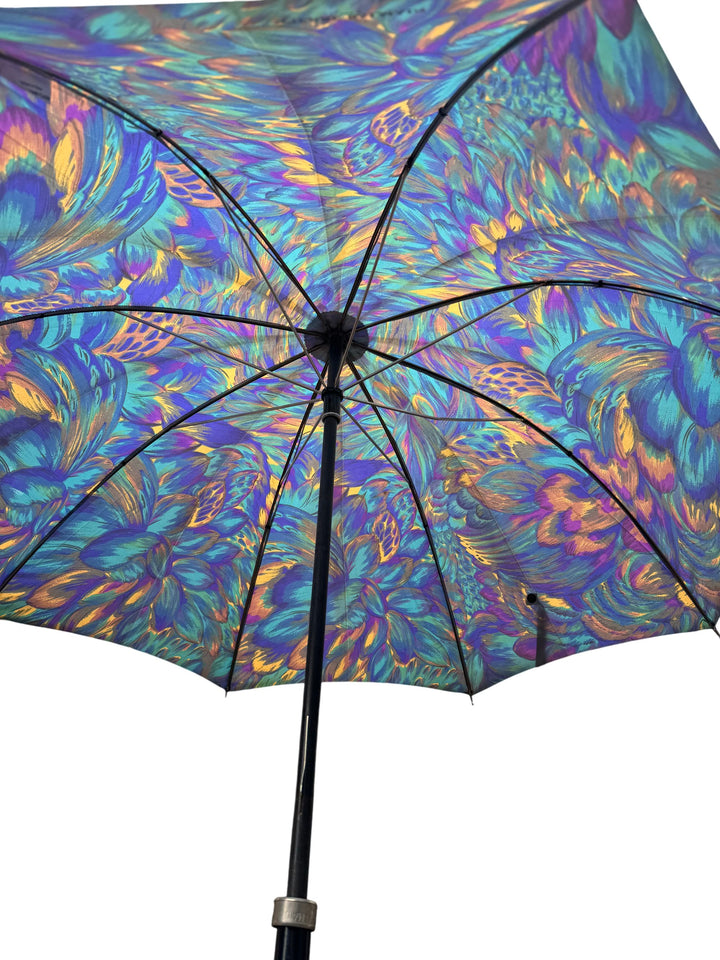 Pierre Balmain Colourful Patterned Parasol - Think Vintage