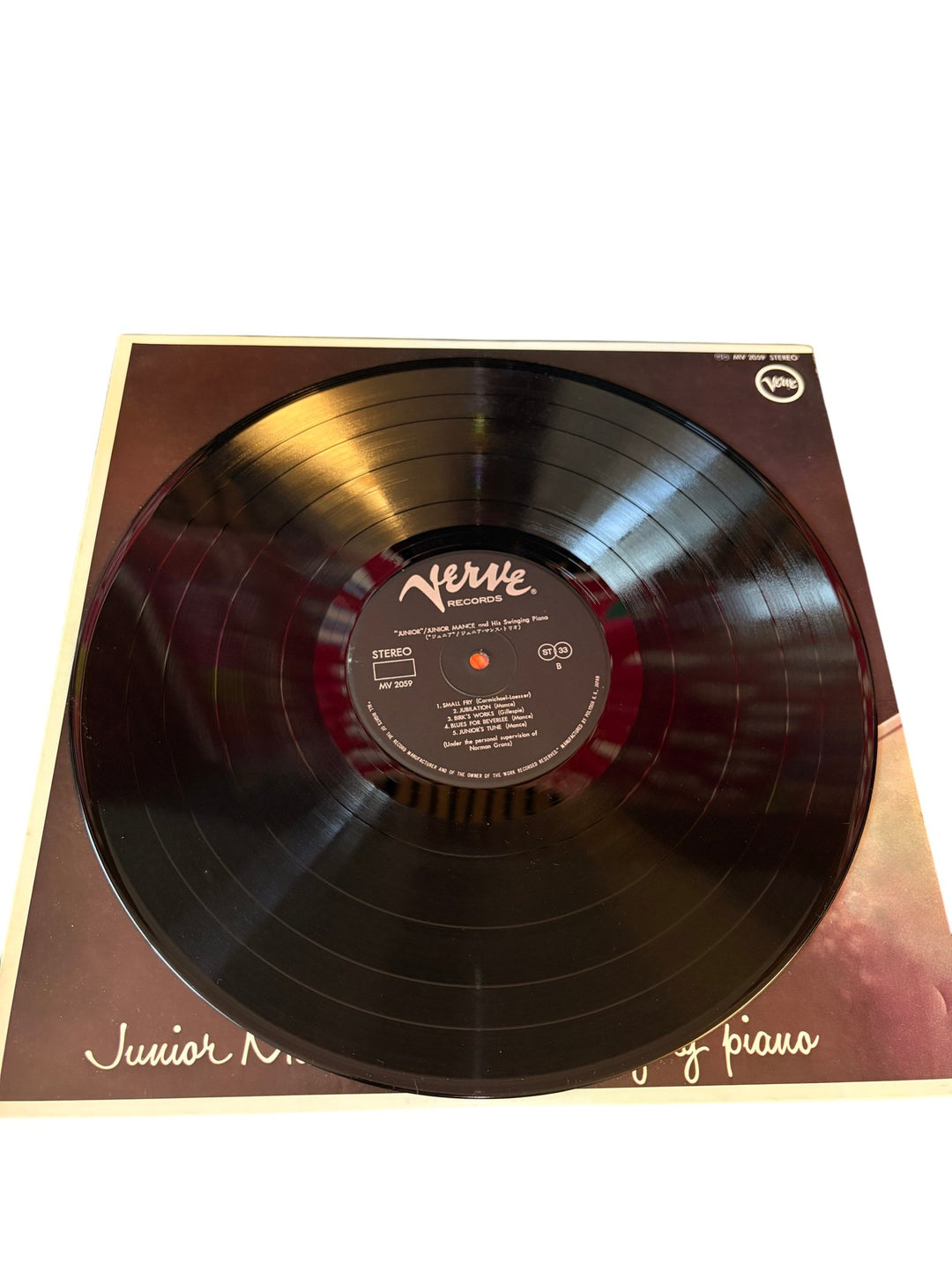 Junior Mance Swinging Piano Vinyl - Good