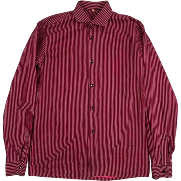 Striped Long Sleeved Shirt - S - Think Vintage